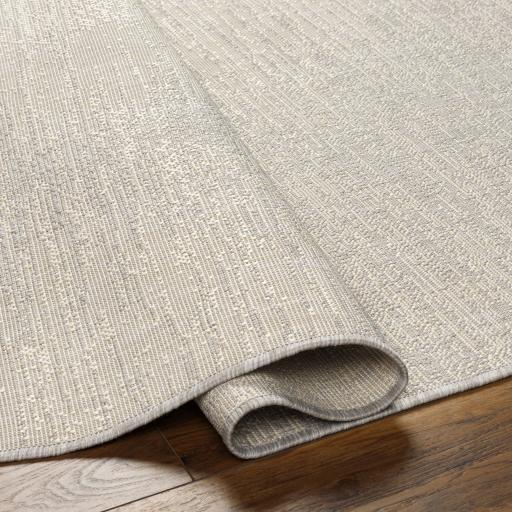 Surya Ravello RVL-2301 Charcoal Ivory 5'3" x 7' Rug