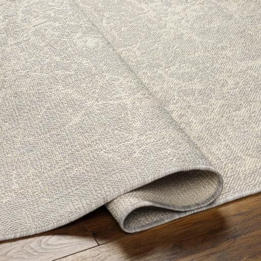 Surya Ravello RVL-2307 Charcoal Ivory 5'3" x 7' Rug