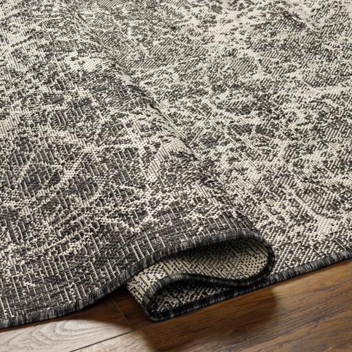 Surya Ravello RVL-2308 Black Ivory 2' x 2'11" Rug