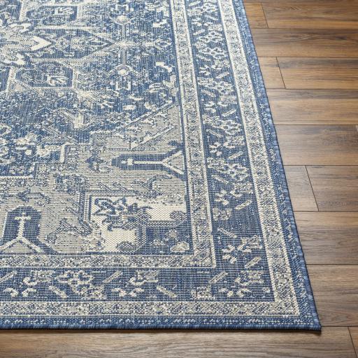 Surya Ravello RVL-2309 Dark Blue Denim 2' x 2'11" Rug