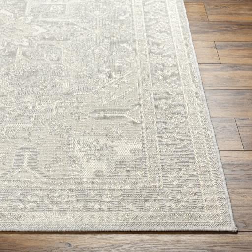 Surya Ravello RVL-2310 Charcoal Ivory 2' x 2'11" Rug