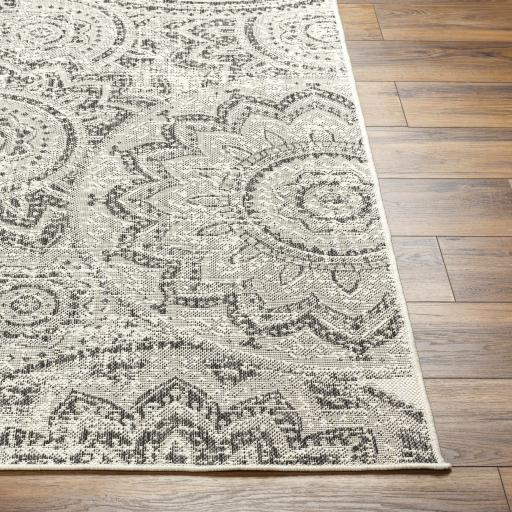 Surya Ravello RVL-2314 Black Ivory 2' x 2'11" Rug