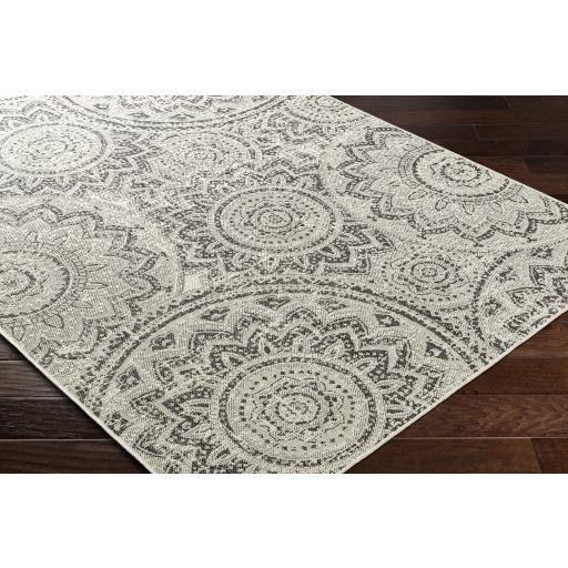 Surya Ravello RVL-2314 Black Ivory 2' x 2'11" Rug