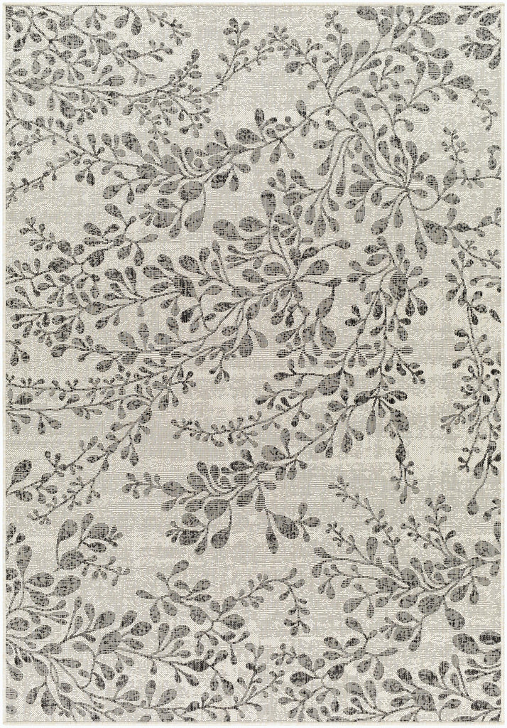 Surya Ravello RVL-2317 Black Ivory 2' x 2'11" Rug