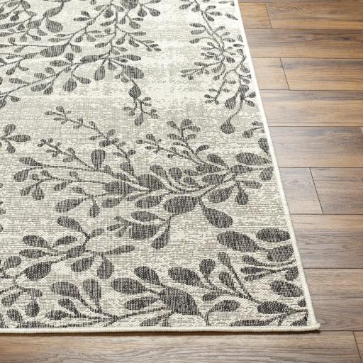 Surya Ravello RVL-2317 Black Ivory 2' x 2'11" Rug