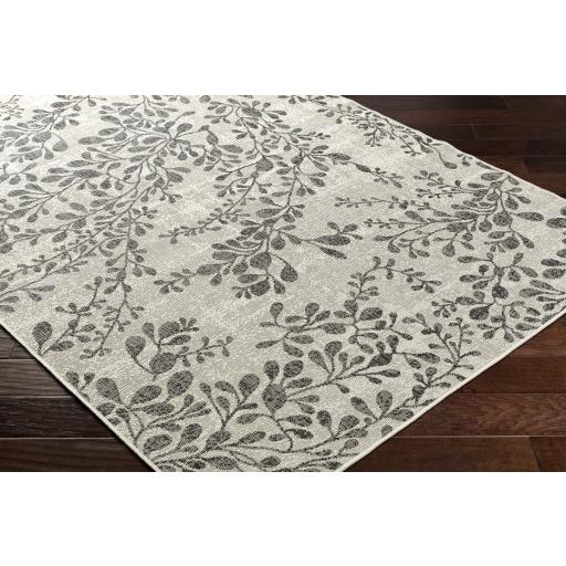 Surya Ravello RVL-2317 Black Ivory 2' x 2'11" Rug