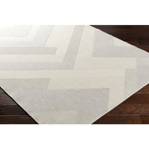 Surya Ravello RVL-2319 Charcoal Ivory 2' x 2'11" Rug