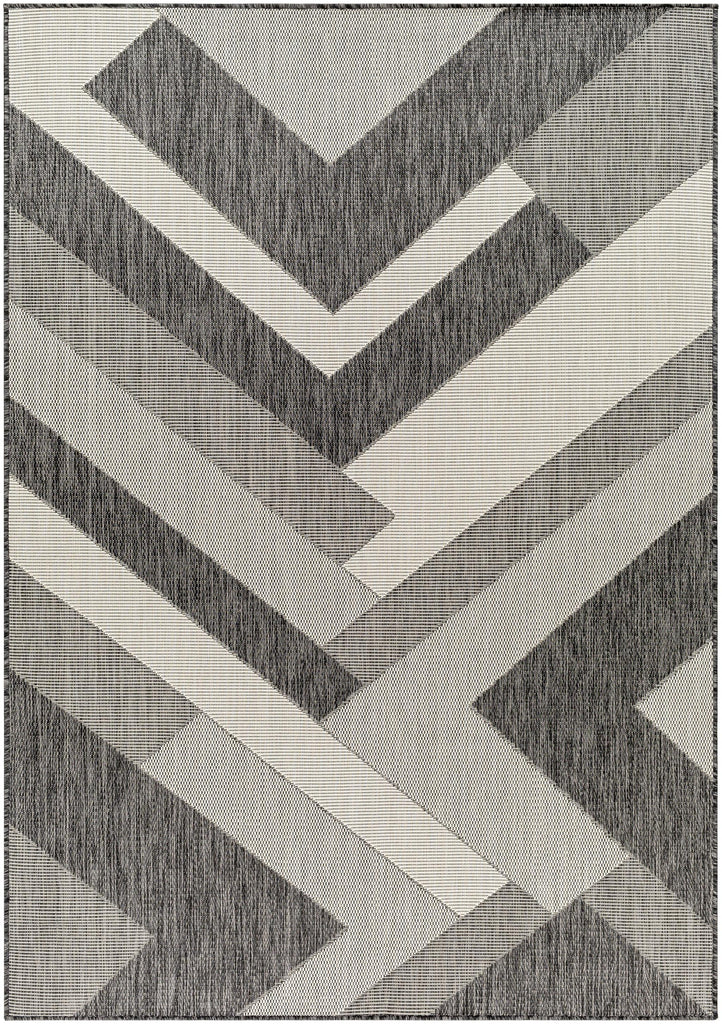 Surya Ravello RVL-2320 Black Ivory 2' x 2'11" Rug