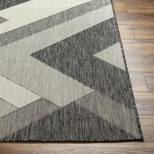 Surya Ravello RVL-2320 Black Ivory 2' x 2'11" Rug