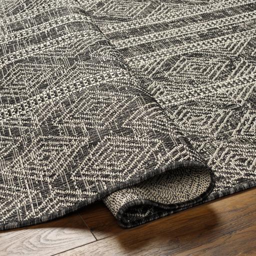 Surya Ravello RVL-2323 Black Ivory 5'3" x 7' Rug