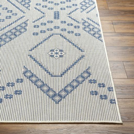 Surya Ravello RVL-2324 Dark Blue Denim 5'3" x 7' Rug