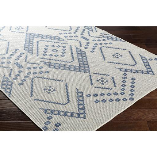 Surya Ravello RVL-2324 Dark Blue Denim 5'3" x 7' Rug