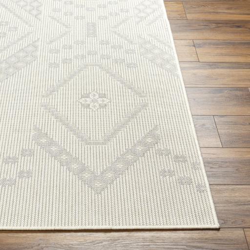 Surya Ravello RVL-2325 Charcoal Ivory 2' x 2'11" Rug