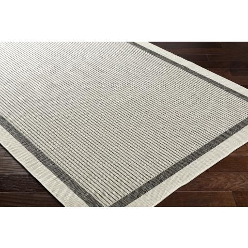 Surya Ravello RVL-2329 Black Ivory 2' x 2'11" Rug