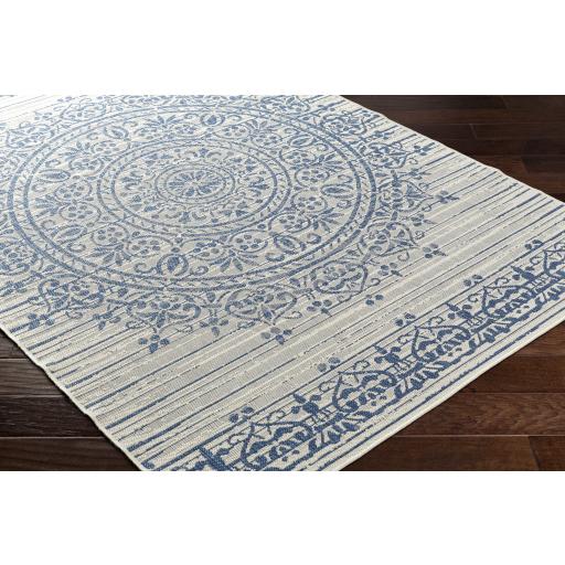 Surya Ravello RVL-2330 Dark Blue Denim 6'7" x 9' Rug