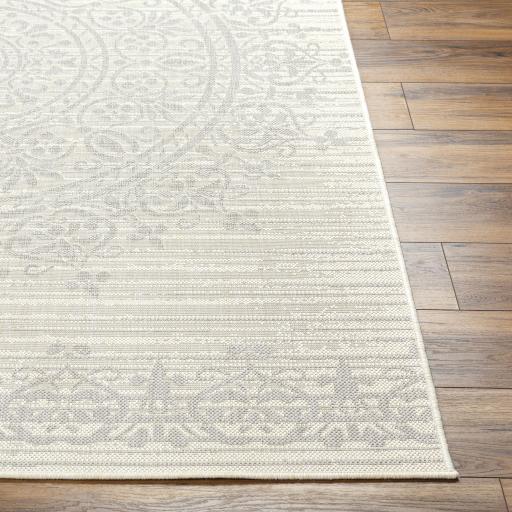 Surya Ravello RVL-2331 Charcoal Ivory 2' x 2'11" Rug