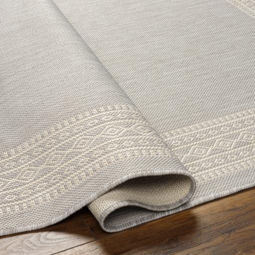 Surya Ravello RVL-2334 Charcoal Ivory 2' x 2'11" Rug