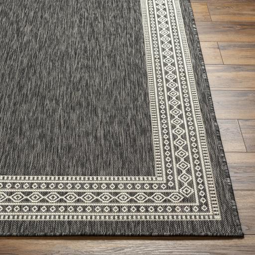 Surya Ravello RVL-2335 Black Ivory 2' x 2'11" Rug