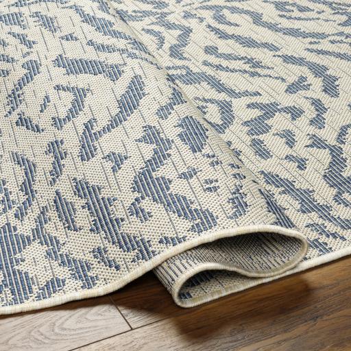 Surya Ravello RVL-2351 Dark Blue Denim 5'3" x 7' Rug