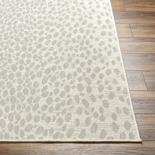 Surya Ravello RVL-2357 Charcoal Ivory 5'3" x 7' Rug