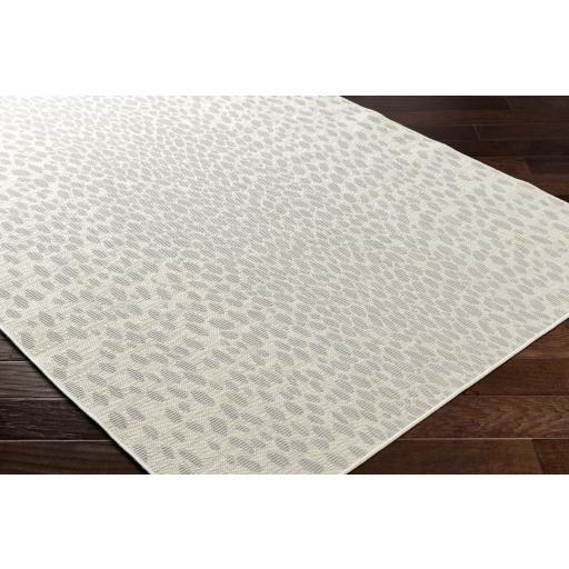 Surya Ravello RVL-2357 Charcoal Ivory 5'3" x 7' Rug