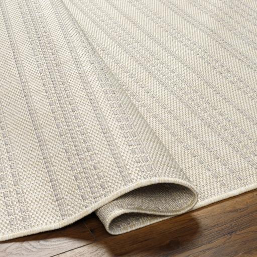 Surya Ravello RVL-2367 Charcoal Ivory 5'3" x 7' Rug