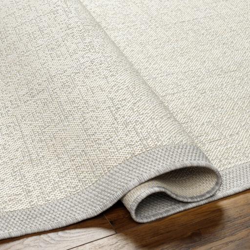 Surya Ravello RVL-2380 Charcoal Ivory 2' x 2'11" Rug