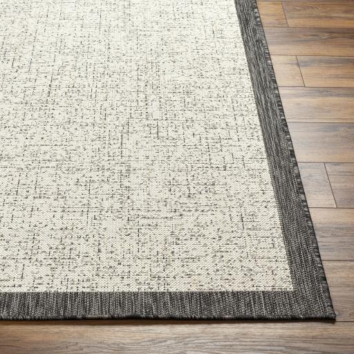 Surya Ravello RVL-2381 Black Ivory 5'3" x 7' Rug