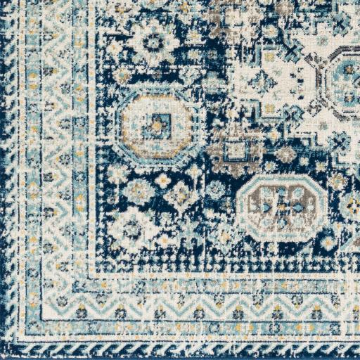 Surya Redondo Beach RDD-2310 Aqua Dark Blue 6'7" x 9' Rug