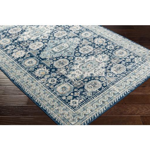 Surya Redondo Beach RDD-2310 Aqua Dark Blue 6'7" x 9' Rug