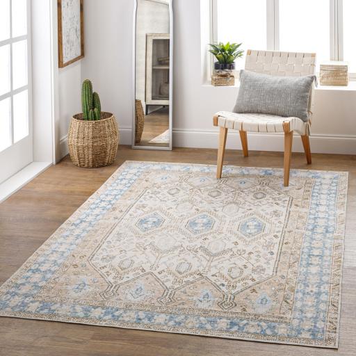 Surya Regen RGE-2304 Cream Mustard 2' x 3' Rug