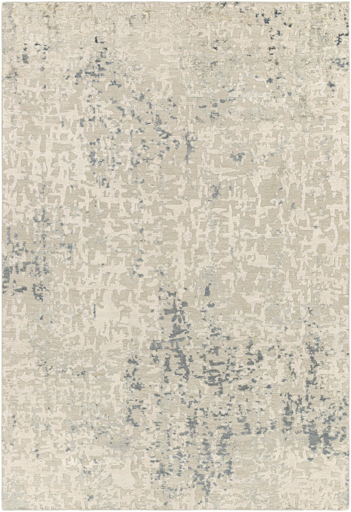 Surya Resham RHM-2300 Dark Blue Light Sage 6' x 9' Rug