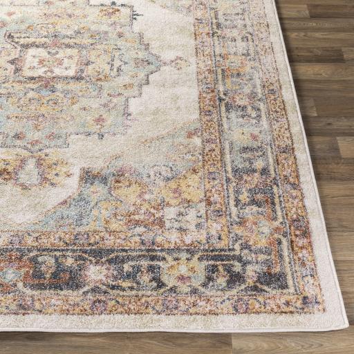 Surya New Mexico NWM-2300 Blue Brick Red 5'3" x 7'3" Rug