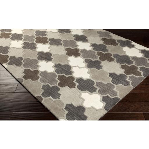 Surya Oasis OAS-1088 Charcoal Dark Brown 10' x 14' Rug