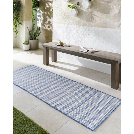 Surya Pasadena PSA-2385 Cream Denim 2'7" x 7'3" Rug