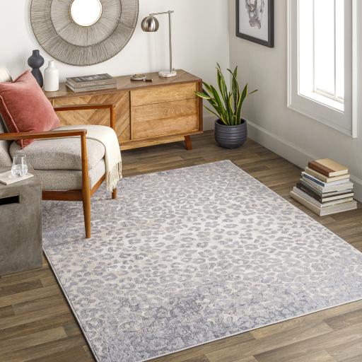 Surya Perception PCP-2302 Beige Black 5'2" x 7' Rug