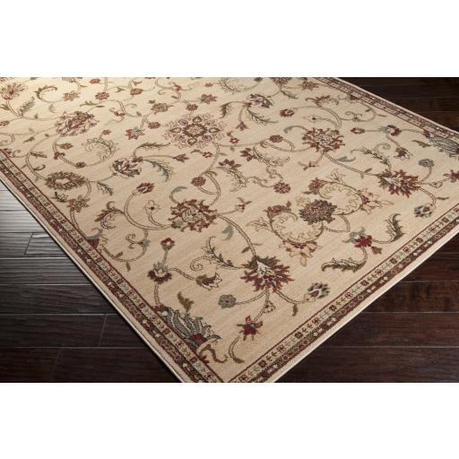 Surya Riley RLY-5026 Beige Black 7'10" Round Rug