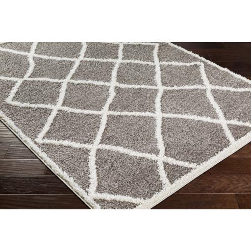 Surya Rodos RDO-2303 Charcoal White 6'7" x 9' Rug