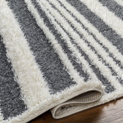 Surya Rodos RDO-2316 Charcoal White 6'7" x 9' Rug