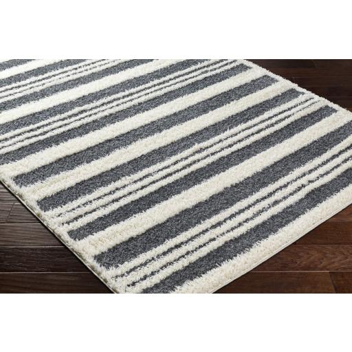 Surya Rodos RDO-2316 Charcoal White 6'7" x 9' Rug