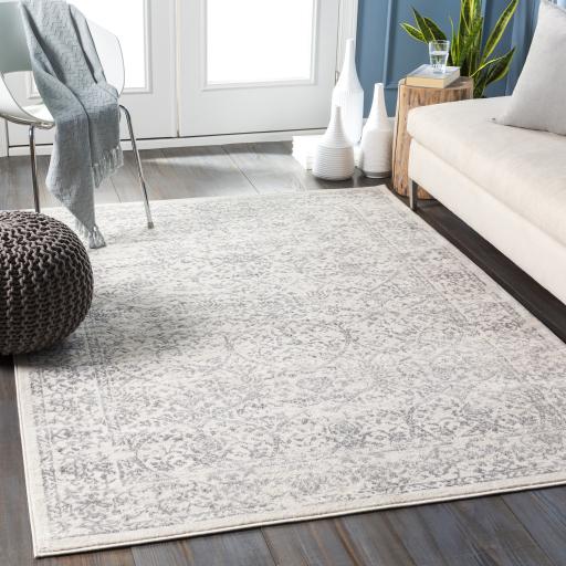 Surya Roma ROM-2300 Charcoal Medium Gray 7'10" Square Rug