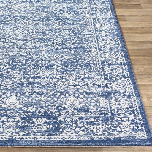 Surya Roma ROM-2301 Cream Dark Blue 5'3" x 7'1" Rug