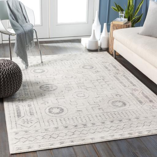 Surya Roma ROM-2332 Charcoal Gray 5'3" x 7'1" Rug