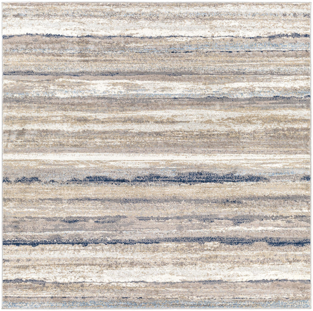 Surya Roma ROM-2349 Gray Light Blue 7'10" Square Rug