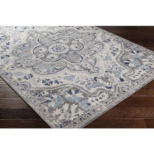 Surya Roma ROM-2359 Charcoal Ivory 5'3" x 7'1" Rug