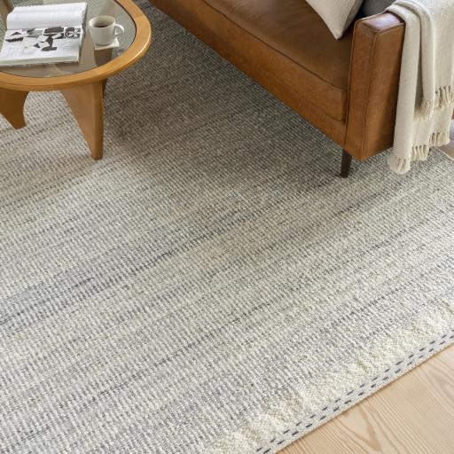 Surya Sadie SID-2303 Charcoal Cream 10' x 14' Rug