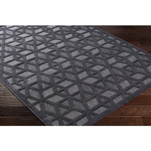 Surya San Diego SFG-2308 Black 5'3" x 7' Rug