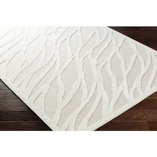 Surya San Diego SFG-2312 Off-White White 5'3" x 7' Rug