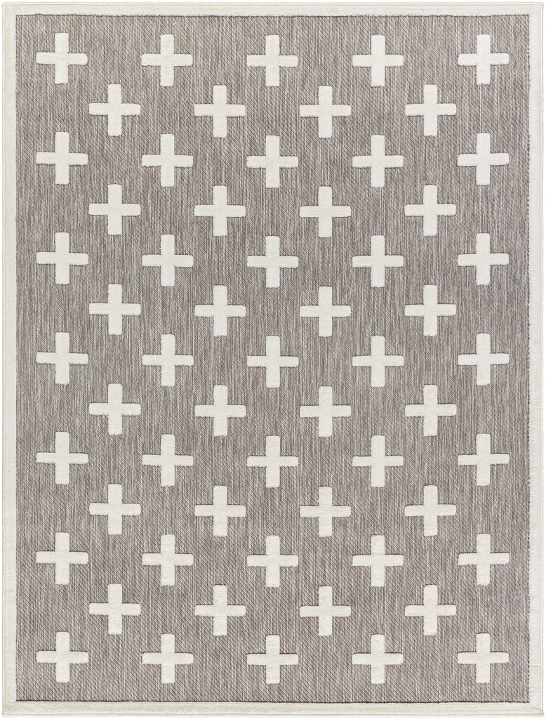 Surya San Diego SFG-2341 Gray Off-White 5'3" x 7' Rug