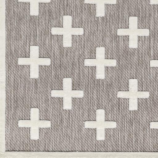 Surya San Diego SFG-2341 Gray Off-White 6'7" x 9' Rug